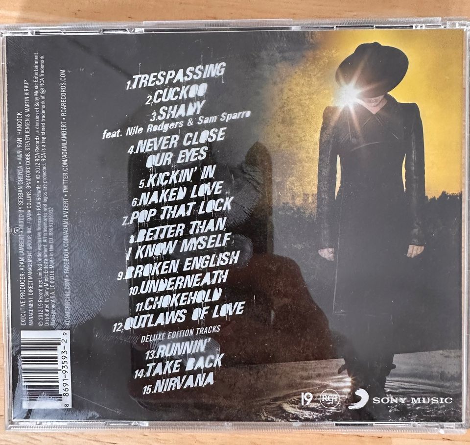 Adam Lambert trespassing Deluxe Edition CD in München
