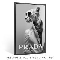 Prada Luxuriöse Leopard Tier Mode, Wandbild , Leinwand mit Rahmen Stuttgart - Stuttgart-Ost Vorschau