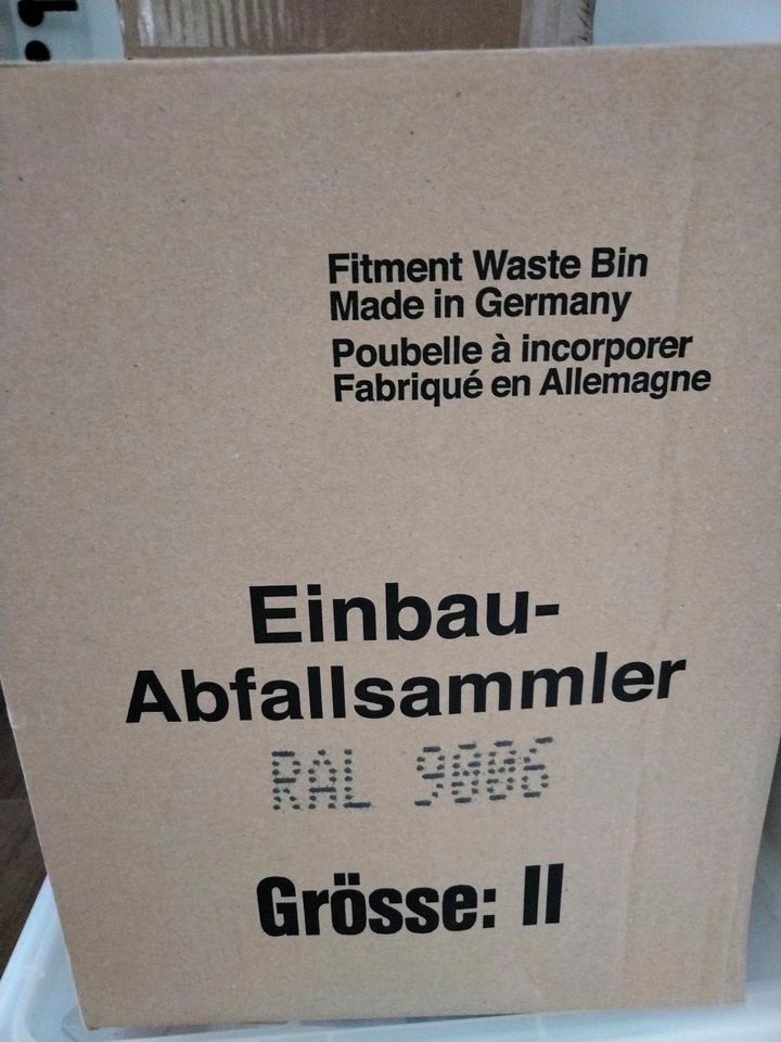 Wesco Mülleimer Einbaumülleimer Einbau-Abfallsammler in Neuenhagen