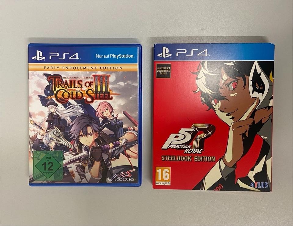 Trials of Cold Steel 3, Persona 5 Royal Steelbook, PS4 Spiele in Berlin