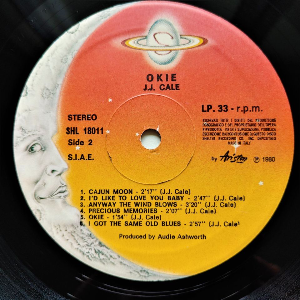 J.J. Cale: "Okie" (LP/Vinyl, 1974) Reissue 1980, NM/NM in Centrum