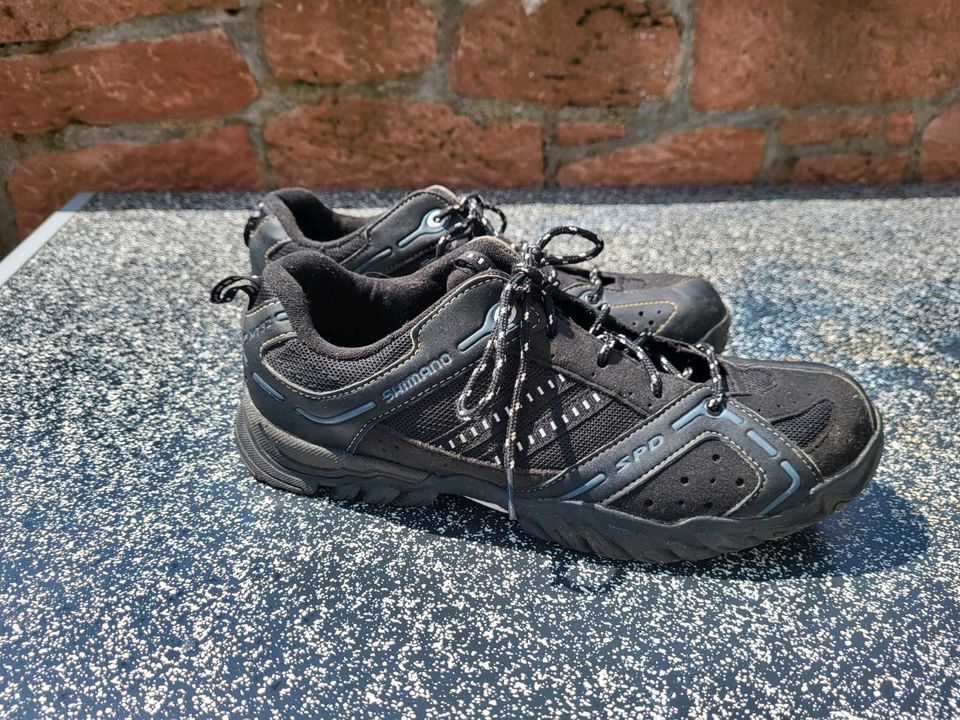 Klickschuhe, Shimano Klickschuhe SPD Größe 44 in Schöllkrippen