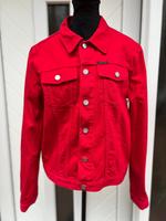 Calvin Klein Jeansjacke Damen Sommer rot Jacke XL L Niedersachsen - Heidenau Vorschau