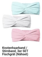 Nähset - Knotenhaarband - 3 Panel inkl. Anleitung Baden-Württemberg - Horb am Neckar Vorschau