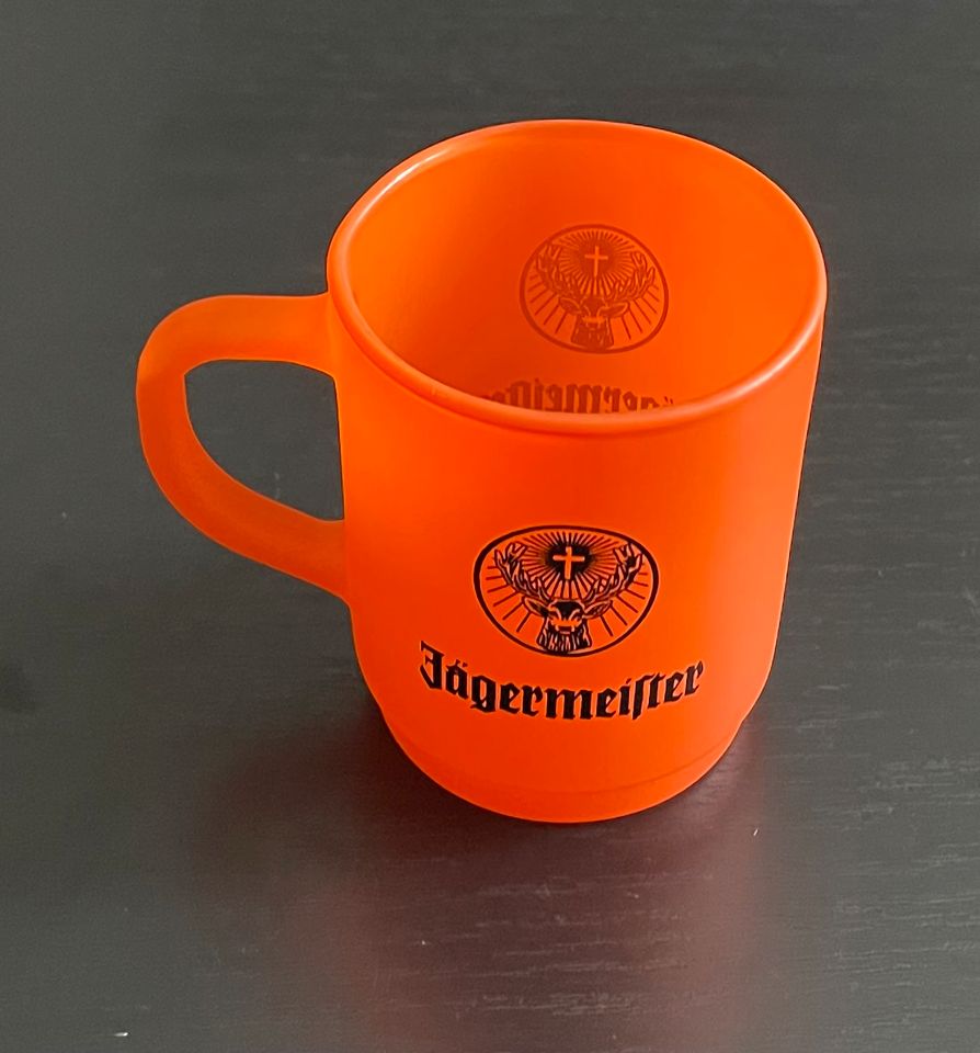 Tasse  Jägermeister   Becher   orange in Zeitz