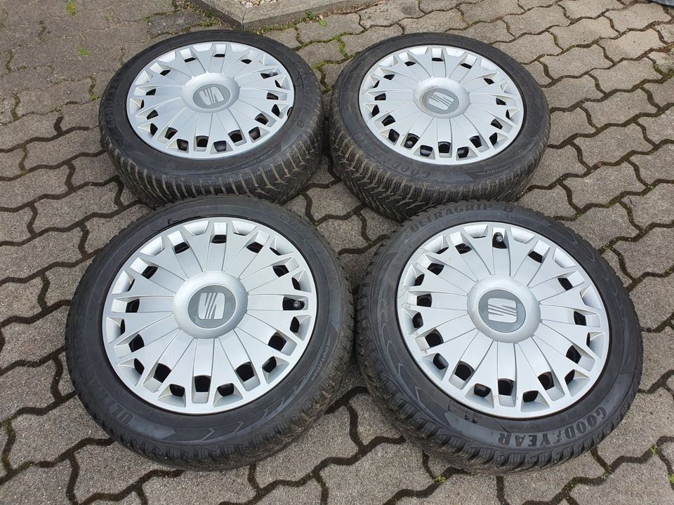 185/55R15 Winter M+S Reifen Räder LK 5x100 Audi VW Seat Skoda in Eibenstock