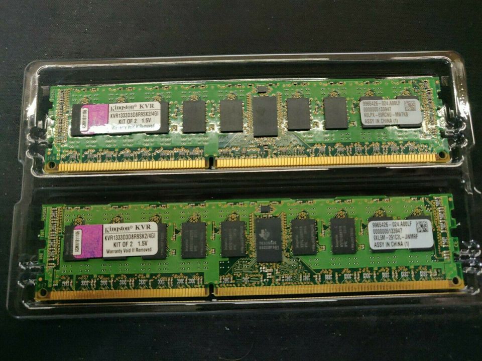 Kingston ValueRAM Intel RDIMM Kit 4GB, DDR3-1333, CL9, reg ECC in Haan