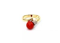 Eleganter Ring 750er / 18kt Gelbgold mit Kor. & Diamanten Gr.55 Frankfurt am Main - Innenstadt Vorschau