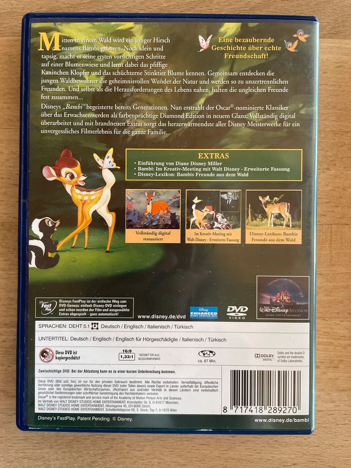 DVD Bambi, Yakari, Urmel aus dem Eis in Karlstadt