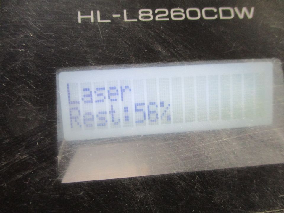 LDAS21: BROTHER HL-L8260CDW Farb Laserdrucker Zähler: 45.054 in Plauen