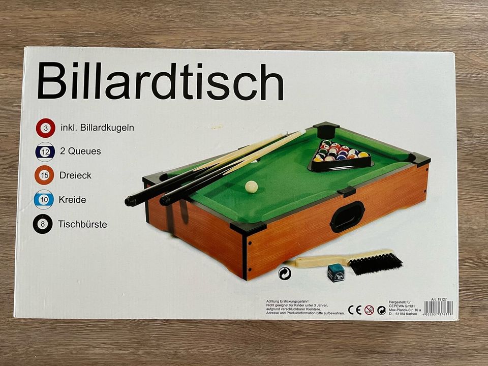 Tischbilliard / Billiardtisch in Bremervörde