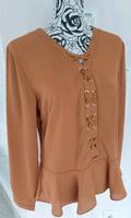 Moda Ana Damenbluse, Cognac braun, Gr. L 40, Viscose Niedersachsen - Northeim Vorschau