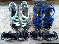 2 Paar schöne neue Zehensandalen Gr. 38 blau, mint (schwarz verk) Niedersachsen - Isenbüttel Vorschau