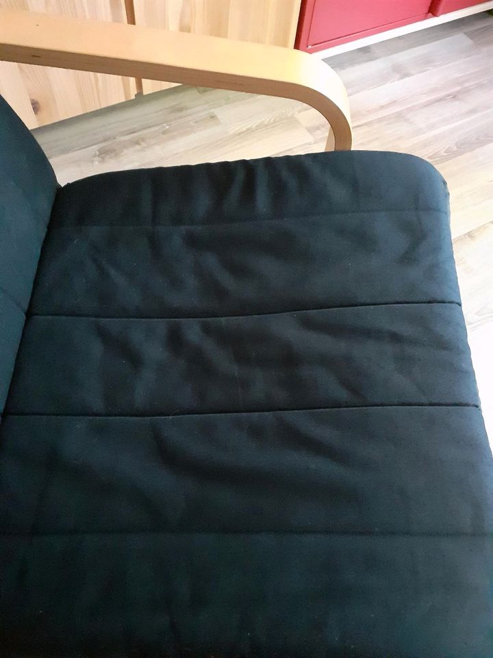 Ikea Poäng Sessel Bezug in schwarz in Castrop-Rauxel
