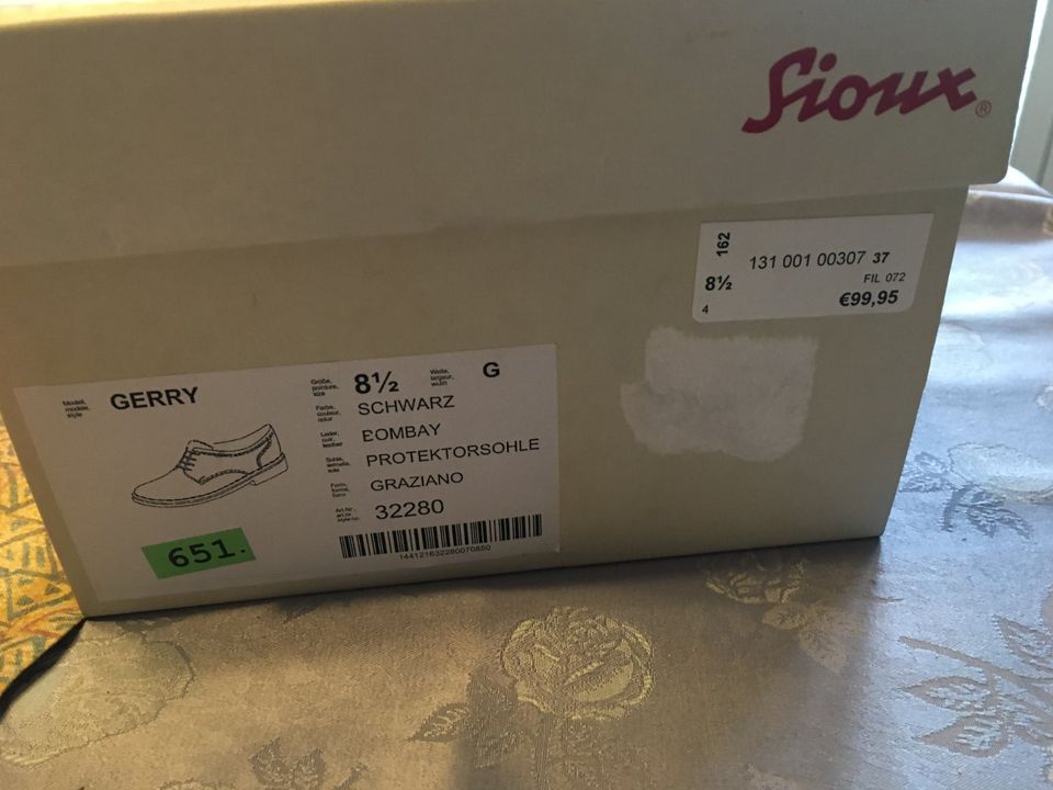 **SIOUX Herrenschuhe mit Protector Sohle*Neu*NP. 99,90€*Größe 42* in Hamburg