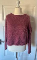 Esprit Pullover Damen Beerenfarbig pink Plüsch Fransen Gr. L Niedersachsen - Sickte Vorschau