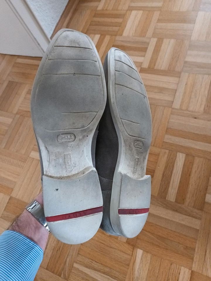 Lloyd Wildlederschuhe grau Gr. 45 in Holzwickede