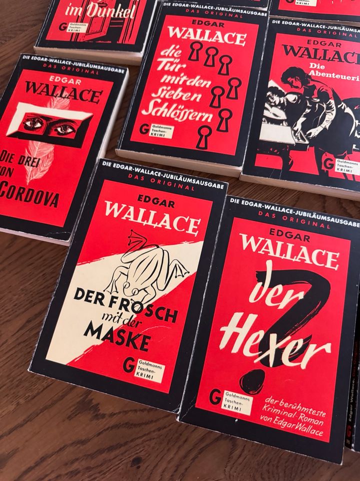 Edgar Wallace Bücher aus der rote Krimi Serie in Wernigerode