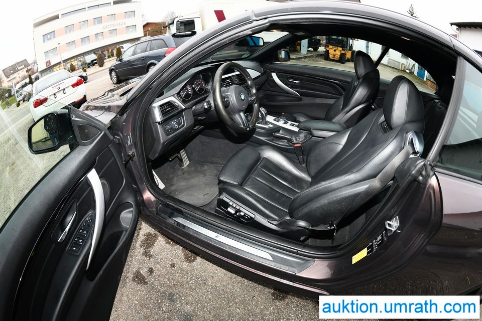 BMW 430 i M- Sport Cabrio Leder Klima Automatik Navi Shadow- Line M- Technik Aerodynamik- Paket Bi- Xenon Leasingverwertung in Neresheim