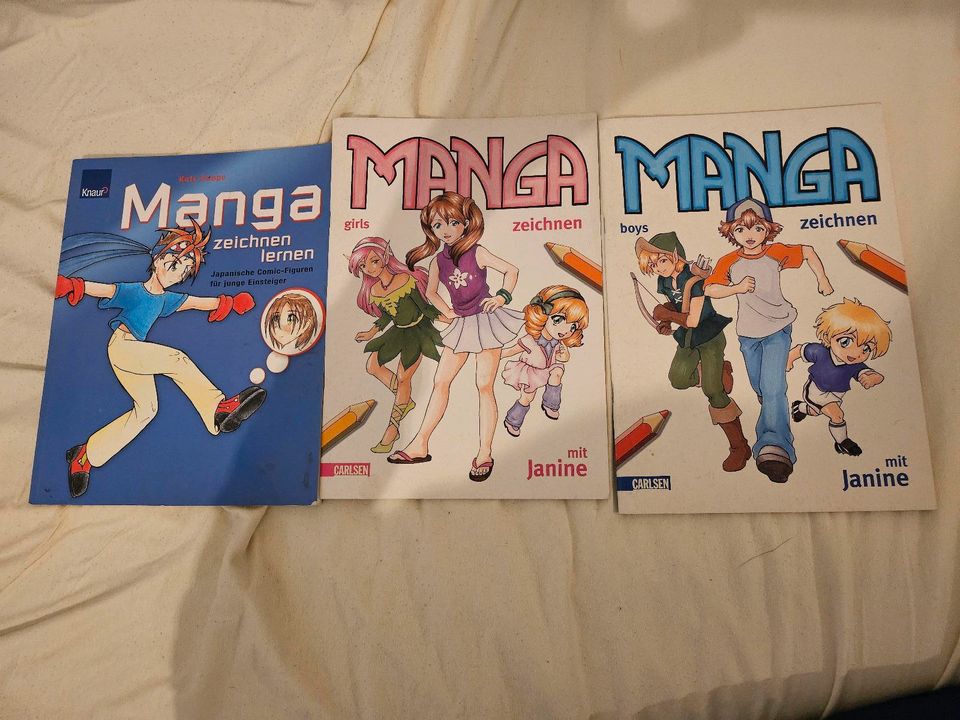 Manga zeichnen lernen 3  Hefte/Bücher inkl Versand in Quickborn