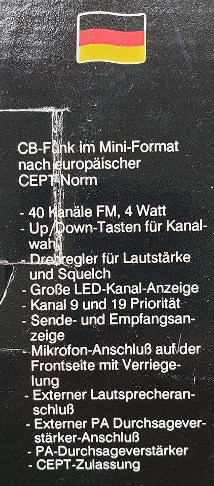 ‼️ CB-Funkgerät ‼️ PREISSENKUNG ‼️ in Melbeck