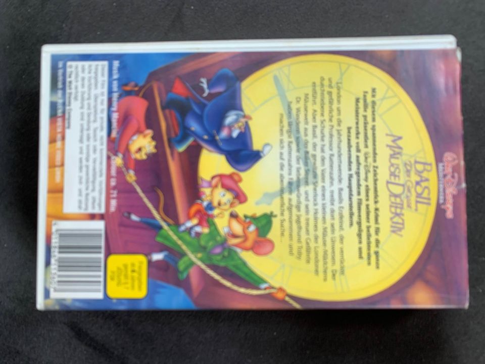 VHS Kassette BASIL Der grosse Mäuse Detektiv  - Walt Disney in Freiamt