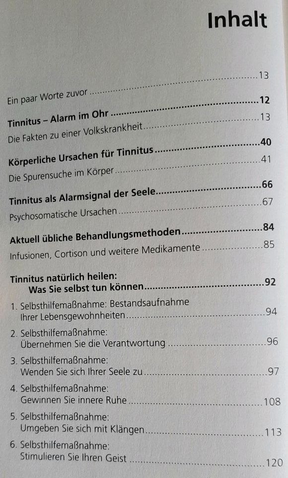 Buch TINNITUS NATÜRLICH HEILEN in Aschaffenburg