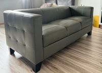 Leder-Sofa in grau Niedersachsen - Celle Vorschau