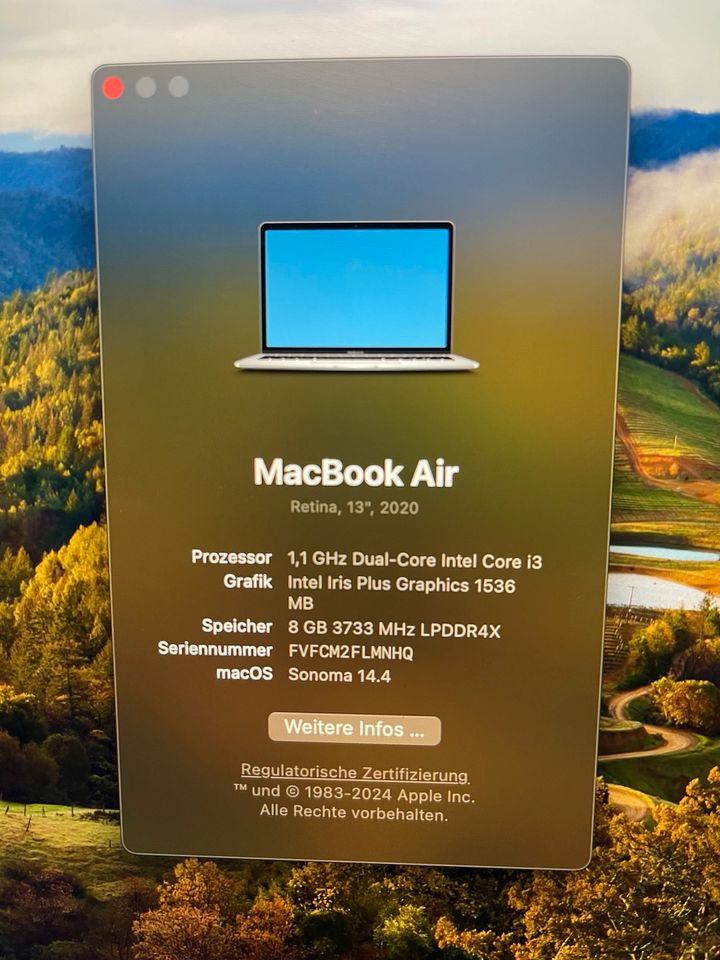 Apple MacBook Air 13‘ Retina 2020 in Hausach