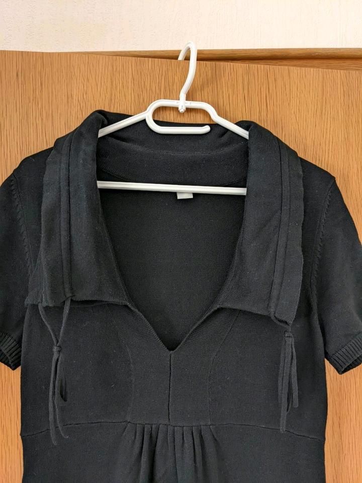 s.Oliver Strickkleid Kleid schwarz kurzarm Gr. 36 neuwertig in Werl