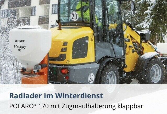 Salzstreuer LEHNER POLARO 250 elektrisch für Radlader PKW Quad in Allmendingen