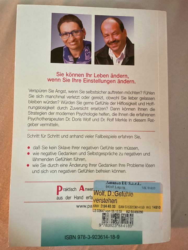 Doris Wolf  & Rolf Merkle Gefühle verstehen, Probleme bewältigen in Ludwigshafen