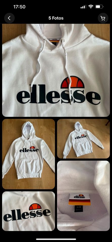 Ellesse bauchfreier hoodie cheap
