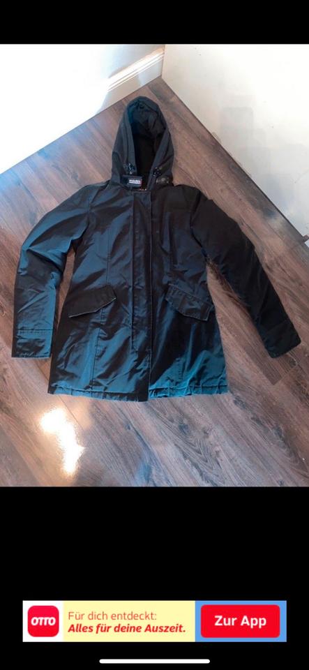 Woolrich Daunenparka Daunenjacke Gr. S, 36 schwarz Klassiker in Berlin