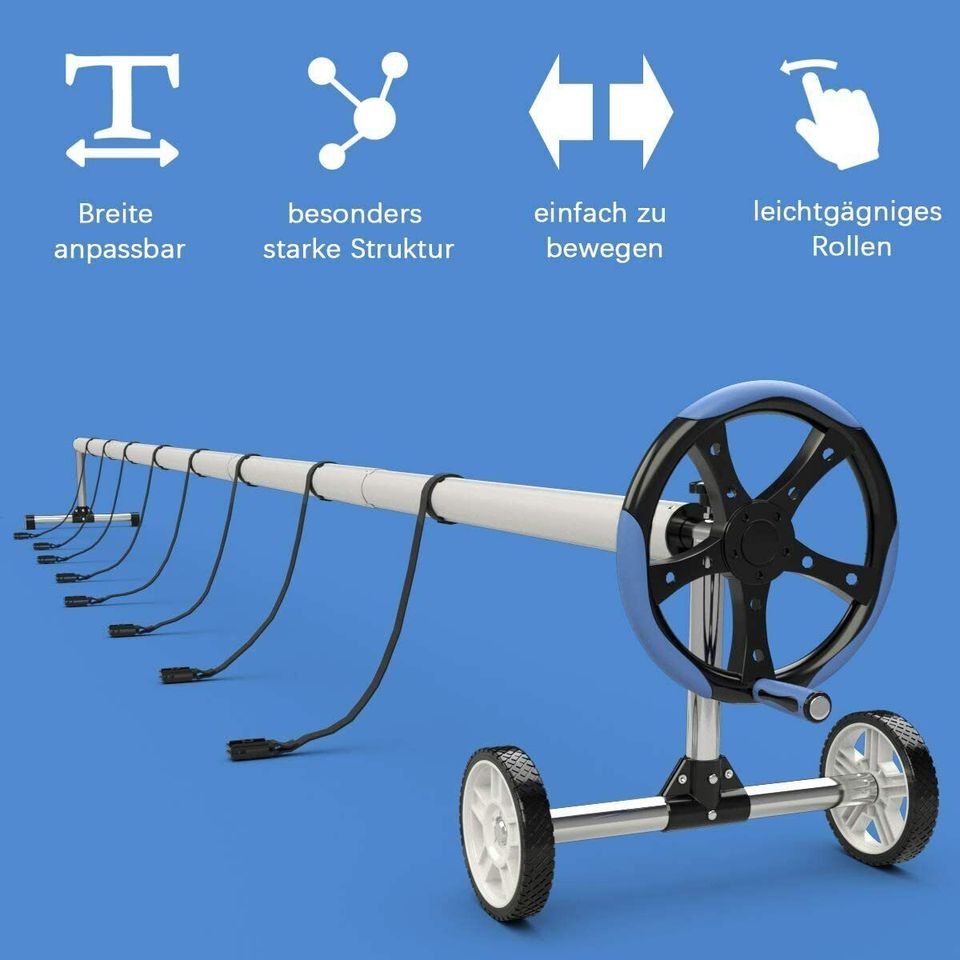 Pool Aufrollvorrichtung Roll-Away 4,0 - 6,0m, für Solarfolien in Rastatt