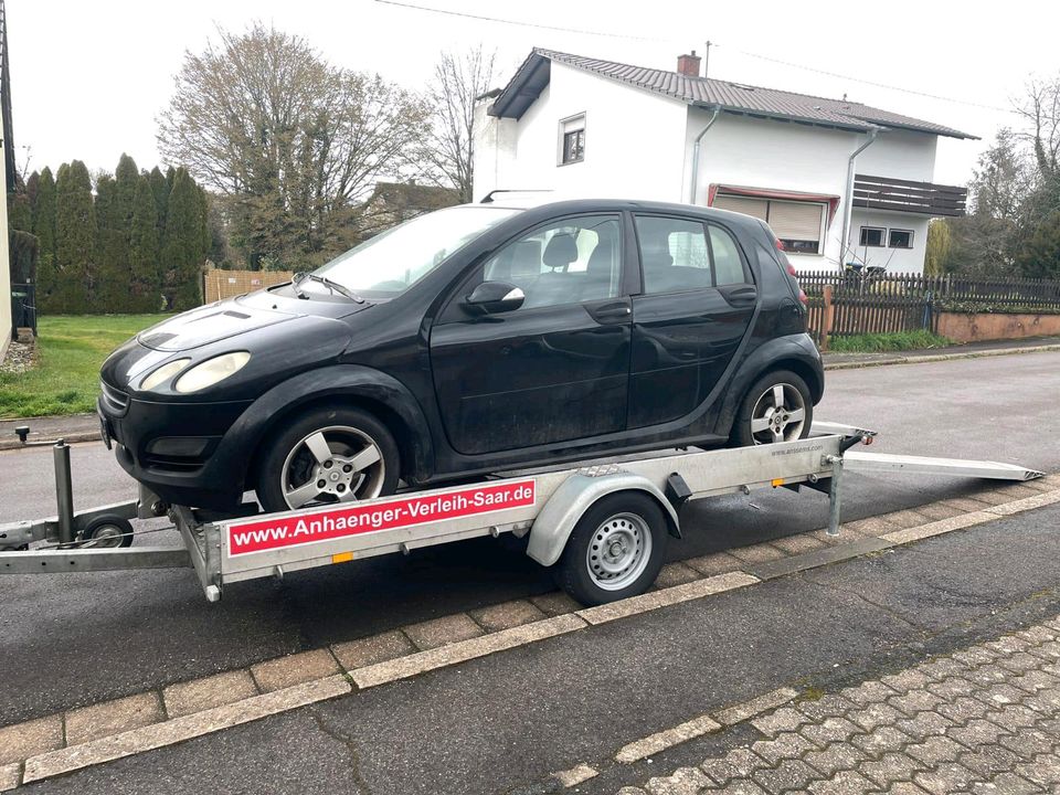 Abschleppanhänger kfz Pkw Anhänger mieten Verleih in Sulzbach (Saar)