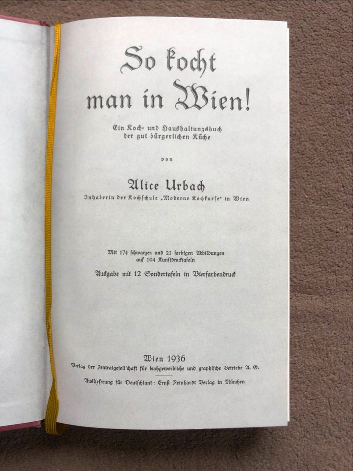 Das Buch Alice - Wie die Nazis das Kochbuch meiner Mutter........ in Nagold