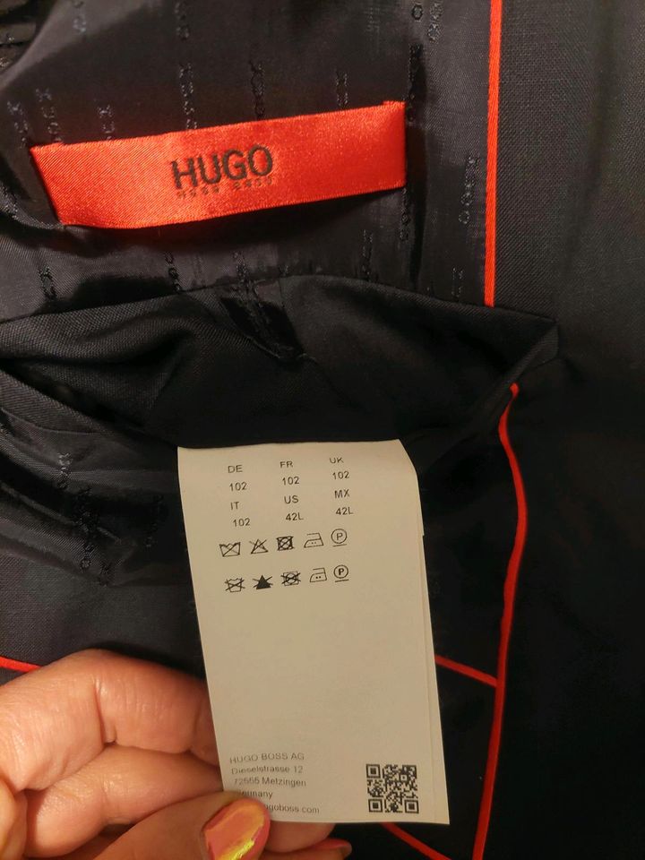 Hugo Boss Herren Anzug Gr. 102(L) Neuwertig in Mainz