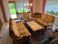 Wohnzimmer Sitzgruppe Sofa Couch Landhaus Eiche massiv beige Bayern - Schöllkrippen Vorschau