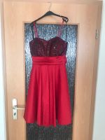 kurzes Abendkleid / Cocktailkleid rot schwarz S 36 Sachsen-Anhalt - Magdeburg Vorschau