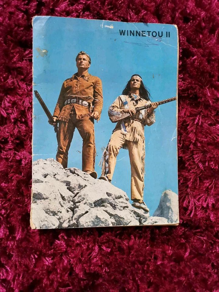 KARL MAY "WINNETOU II" Heft, Bilder aus dem Cinémascope-Farbfilm in Königstein im Taunus