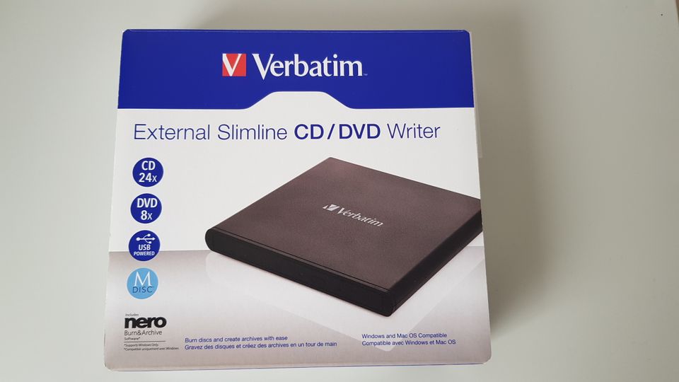 VERBATIM extern Slimline CD/DVD Brenner in Trier