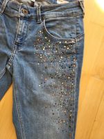 ONLY Jeans mittelblau, Strasssteine / Glitzer - Gr. 36 Hessen - Fritzlar Vorschau