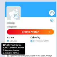 17 Jahre alter Reddit Acc. 119,303 Post & 8,560 Comment Karma Baden-Württemberg - Winnenden Vorschau