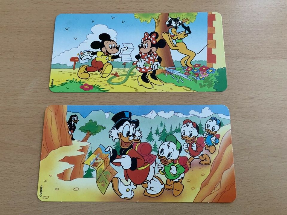 2 Vintage Postkarten, Ansichtskarten Disney Family von Nestle in Landau a d Isar