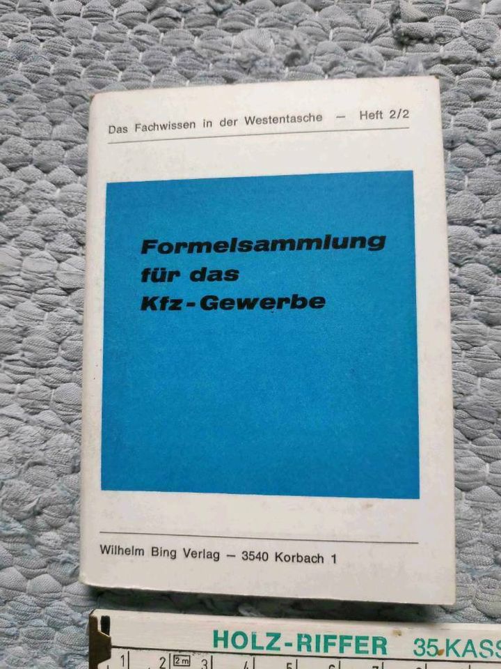 Formelsammlung für das Metallgewerbe / KFZ-Gewerbe in Göttingen