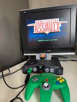Konsole Nintendo 64 N64 mit Controller grün + Spiel +allen Kabeln Thüringen - Greiz Vorschau