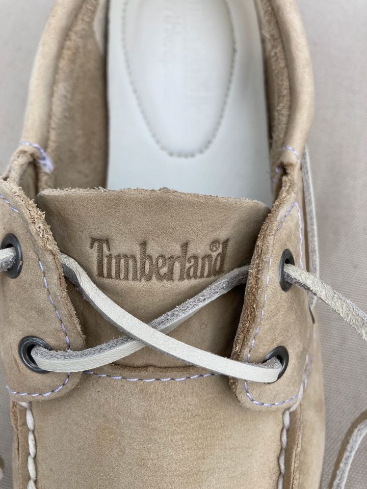 Timberland Segelschuhe Damen beige Gr. 39,5 in Aumühle bei Hamburg