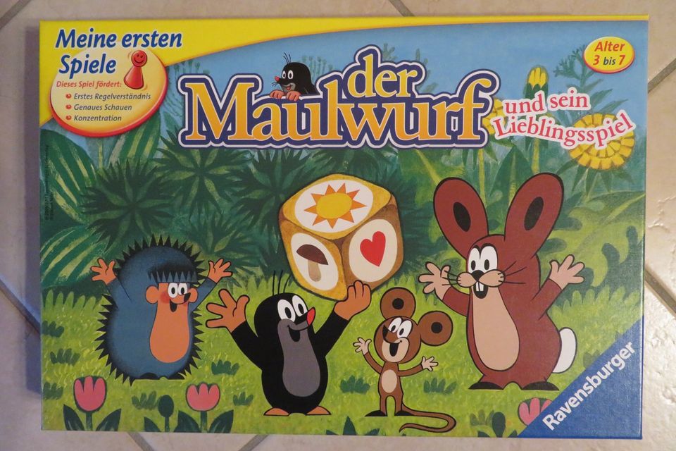 Ravensburger Der Maulwurf und sein Lieblingsspiel - Neuwertig in Kranzberg