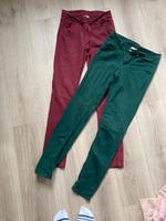Pieces Jeans Hose grün rot Niedersachsen - Stuhr Vorschau